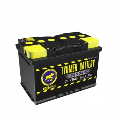 Аккумулятор Tyumen Battery 6ст-75 L ТАЗ 75