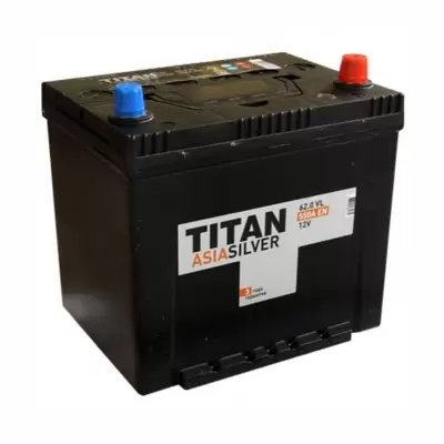 Аккумулятор Titan Standart 6ст-62 VL Titan Asia Standart е c ниж. крепл. D23L 62