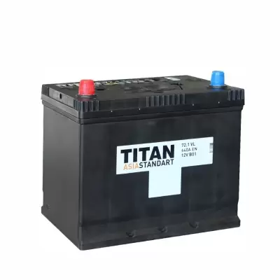 Аккумулятор Titan Standart 6ст-72 VL Titan Asia Standart c ниж. крепл. D26R 72