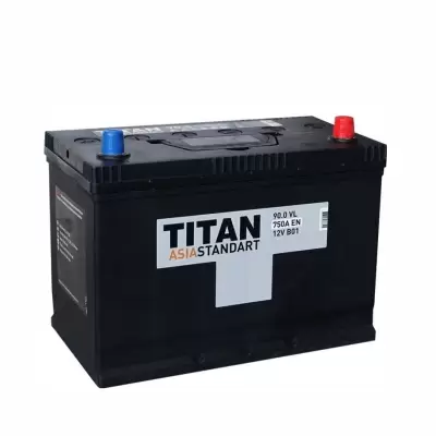 Аккумулятор Titan Standart 6ст-90 VL Titan Asia Standart е c ниж. крепл. D31L 90