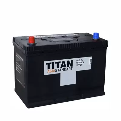 Аккумулятор Titan Standart 6ст-90 VL Titan Asia Standart c ниж. крепл. D31R 90