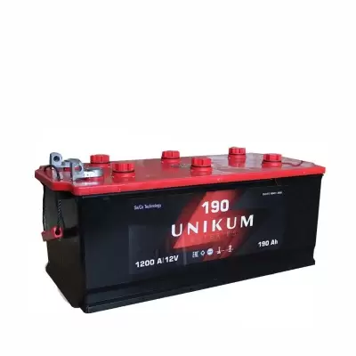 Аккумулятор Unikum  6СТ-190.4 АПЗ UNIKUM болт 190