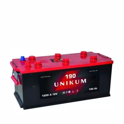 Аккумулятор Unikum  6СТ-190.4 АПЗ UNIKUM конус 190