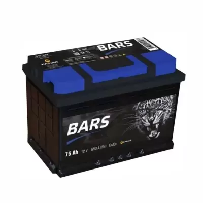Аккумулятор Bars  6СТ-75 АПЗ BARS е 75
