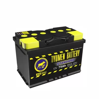 Аккумулятор Tyumen Battery 6ст-75 L ТАЗ е 75