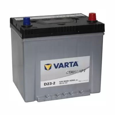 Аккумулятор Varta 60 Varta 560 301 052 Стандарт Asia е c ниж. крепл. D23L 60
