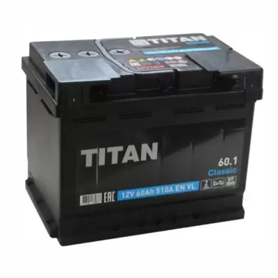 Аккумулятор Titan Classic 6ст-60 VL Titan Classic e 60