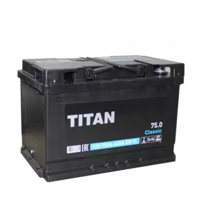 Аккумулятор Titan Classic 6ст-75 VL Titan Classic e 75