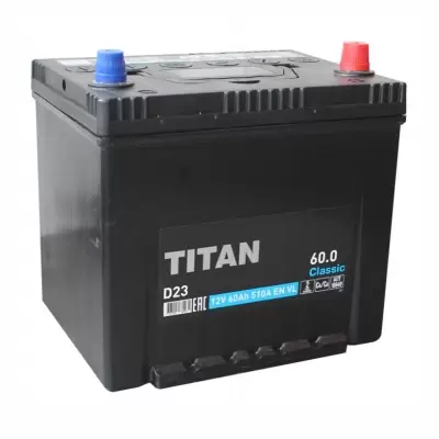 Аккумулятор Titan Asia Classic 6ст-70 VL Titan Asia Classic е c ниж. крепл. D26L 70