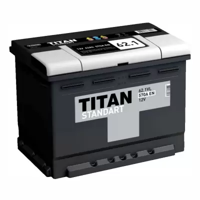 Аккумулятор Titan Standart 6ст-62 VL Titan Standart 62