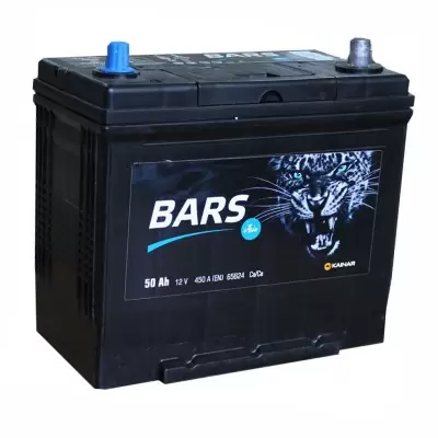 Аккумулятор Bars  6СТ-50 АПЗ BARS Asia е тонк.кл. B24L 50